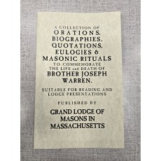 Joseph Warren Booklet