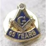 Anniversary Lapel Pin 65 yr