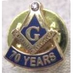 Anniversary Lapel Pin 70 yr