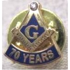 Anniversary Lapel Pin 70 yr