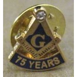 Anniversary Lapel Pin 75 yr