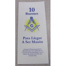10 Reasons to become a Mason-Brochure - Spanish